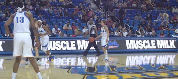 Sr. Thea Lemberger of Santa Monica, Calif., leads the Bruins at the point position. 