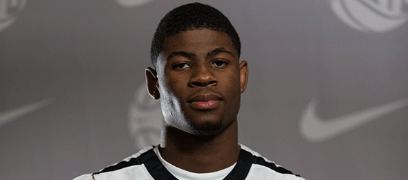 Malik Newman is a killer on the court with the basketball in his hands. He is the elite scorer from the perimeter in the class of 2015. Photo cred - Jon Lopez/Nike