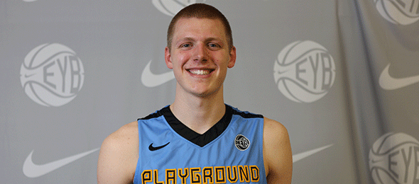 Class of 2015 power forward Henry Ellenson of Rice Lake, Wisc., could be the most versatile post scorer in the class. This skill makes him highly recruited. Photo cred - Jon Lopez/Nike