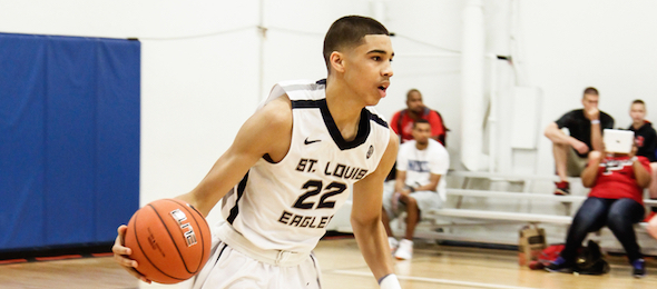 Jayson Tatum's play over the past calendar year has him amongst the nation's elite in the class of 2016. *Jon Lopez / Nike