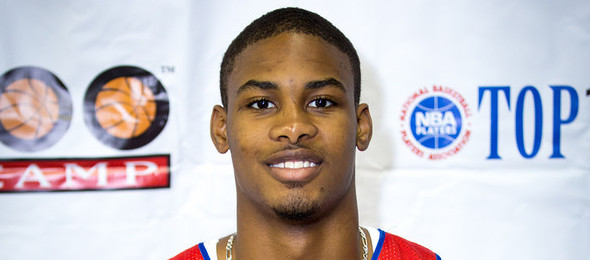 Seventh Woods of Columbia, S.C., has emerged as one of the top point guards nationally. David DePas / NBPA